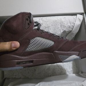 Jordan 5s burgundy.